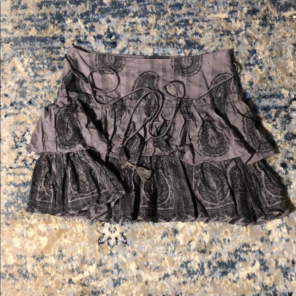 Juicy grey patterned skirt